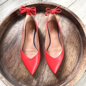 Valentino Pointed Toe Ballet Flats & Valentino Garavani Large Tote Bag